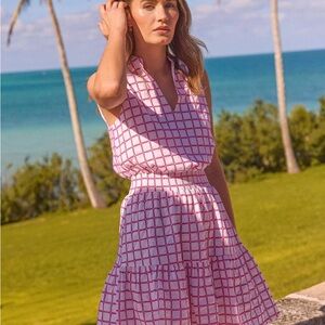 ST Londyn Eyelet Dress Very Berry